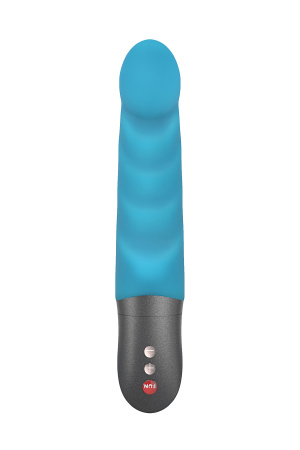 Вибратор Fun  Factory  ABBY G BATTERY, бирюзовый, силикон 19 см