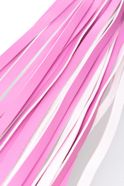 Флоггер Anonymo. PU кожа, розовый, 64 см