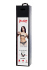 Бандажный набор 3 точки фиксации Pecado BDSM (маленькая распорка, наручники), натуральная кожа, черн