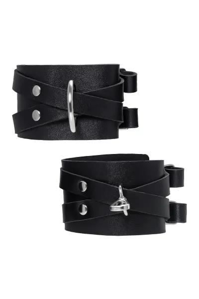 Оковы Pecado BDSM, с двумя перекрёстными ремешками, сцепка-оригинальный карабин