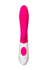 Вибратор с клиторальным стимулятором  TOYFA A-Toys AREA, силикон, розовый, 19,5 см