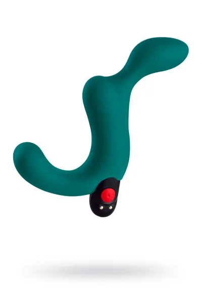 Стимулятор простаты анатомической формы Fun  Factory DUKE, силикон, зеленый, 12 см, 