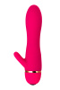 Вибратор TOYFA A-Toys, с клиторальным стимулятором, силикон, розовый, 15,0 см, Ø 3,2 см