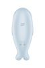 Вакуумный стимулятор клитора Satisfyer Seal You Soon, силикон, голубой